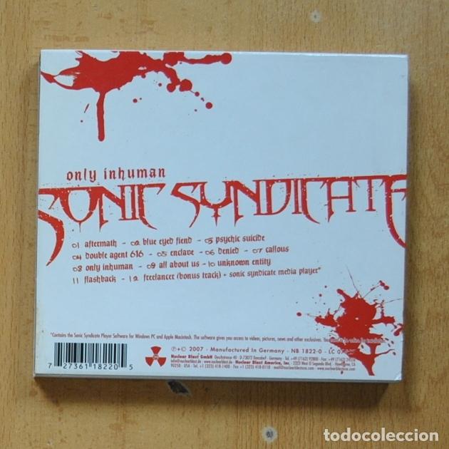 CDs de m&uacute;sica: SONIC SYNDICATE - ONLY INHUMAN - CD - Foto 2