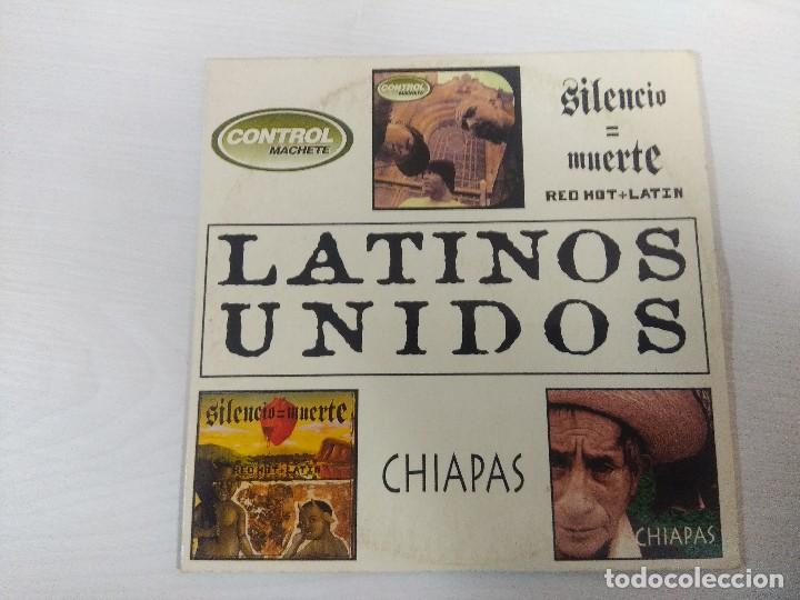 CDs de m&uacute;sica: LATINOS UNIDOS/CHIAPAS/CD. - Foto 1