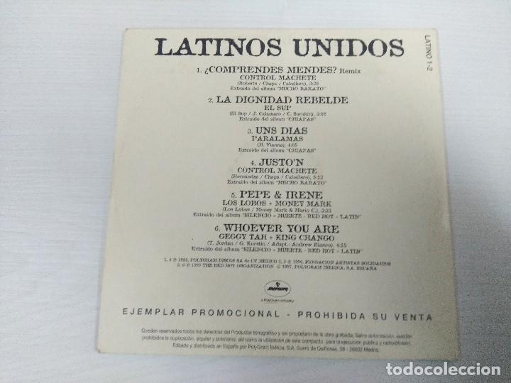 CDs de m&uacute;sica: LATINOS UNIDOS/CHIAPAS/CD. - Foto 3