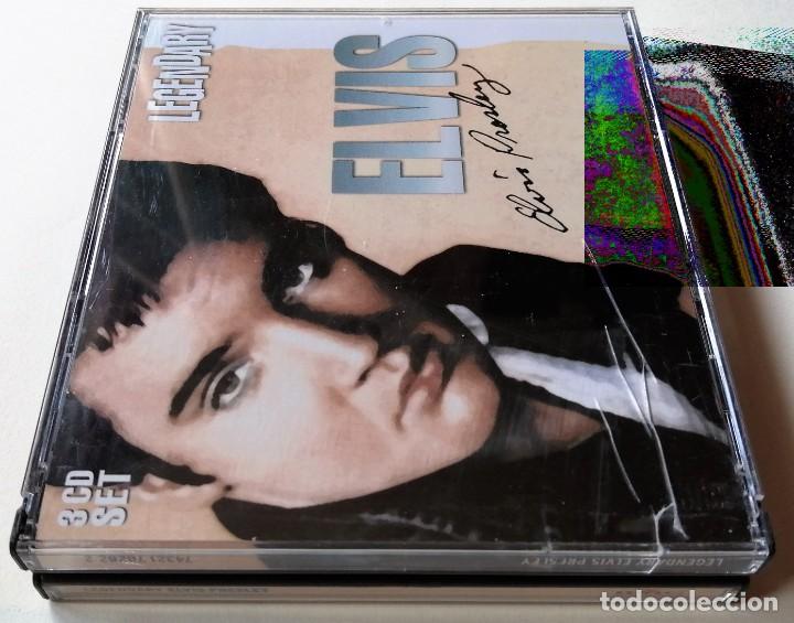CDs de m&uacute;sica: ELVIS PRESLEY &uml;LEGENDARY&uml; (3 CD) - Foto 3