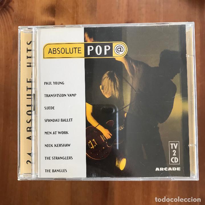 CDs de m&uacute;sica: VV.AA. - ABSOLUTE POP - 24 ABSOLUTE HITS - CD DOBLE ARCADE 1996 - Foto 1