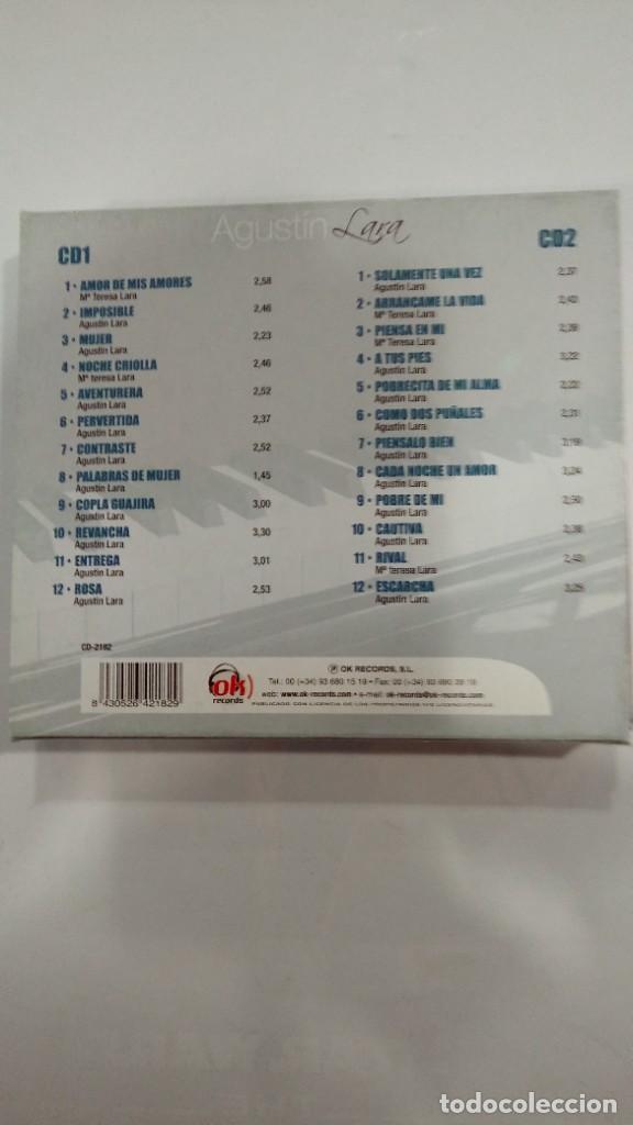 CDs de m&uacute;sica: Agust&iacute;n Lara 2 CDs - Foto 2