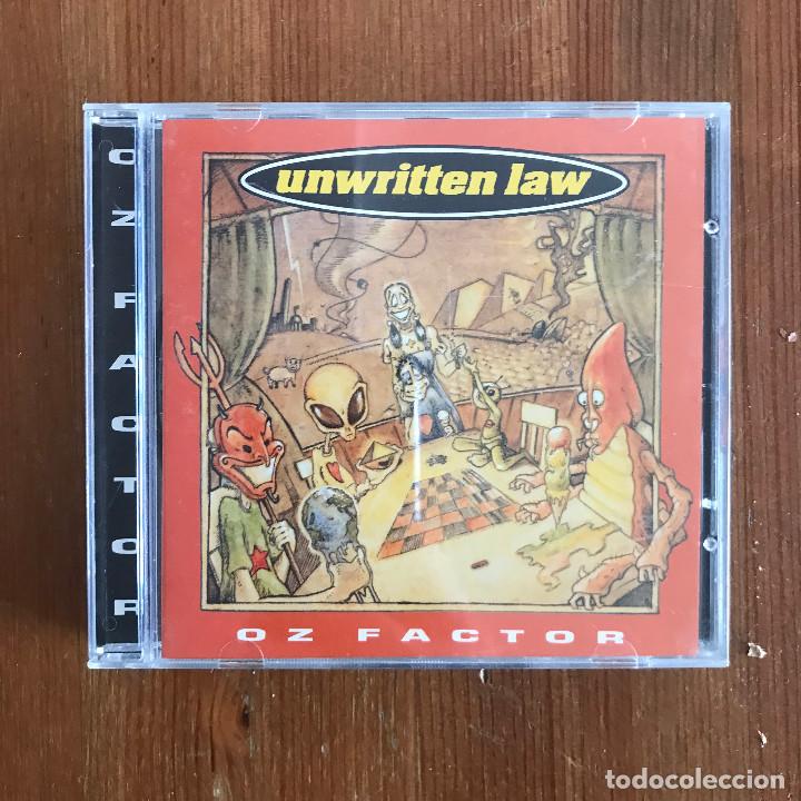 CDs de m&uacute;sica: UNWRITTEN LAW - OZ FACTOR - CD EPIC 1996 - PUNK - Foto 1