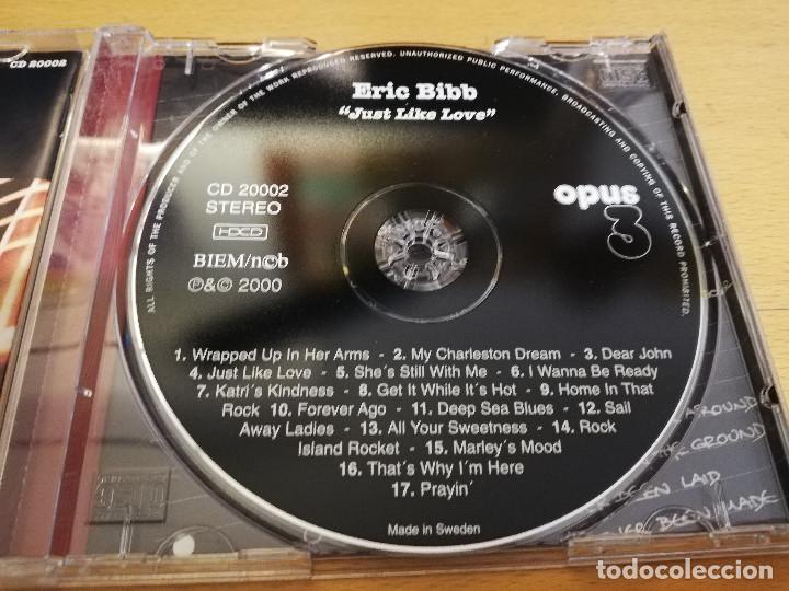 CDs de m&uacute;sica: ERIC BIBB. JUST LIKE LOVE (CD) - Foto 2