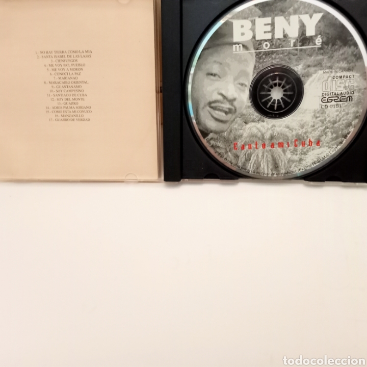 CDs de m&uacute;sica: CD BENNY MORE, CANTO A MI CUBA - Foto 3