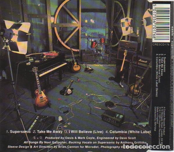 CDs de m&uacute;sica: Oasis (2) &ndash; Supersonic -CD, Single 1994 - Foto 2
