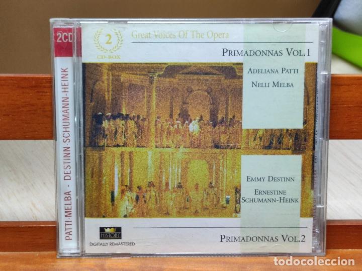 CDs de m&uacute;sica: GREAT VOICE OF THE OPERA - PATTI MELBA - DESTINN - SHUMANN - HEINK - 2 CDS (A46)