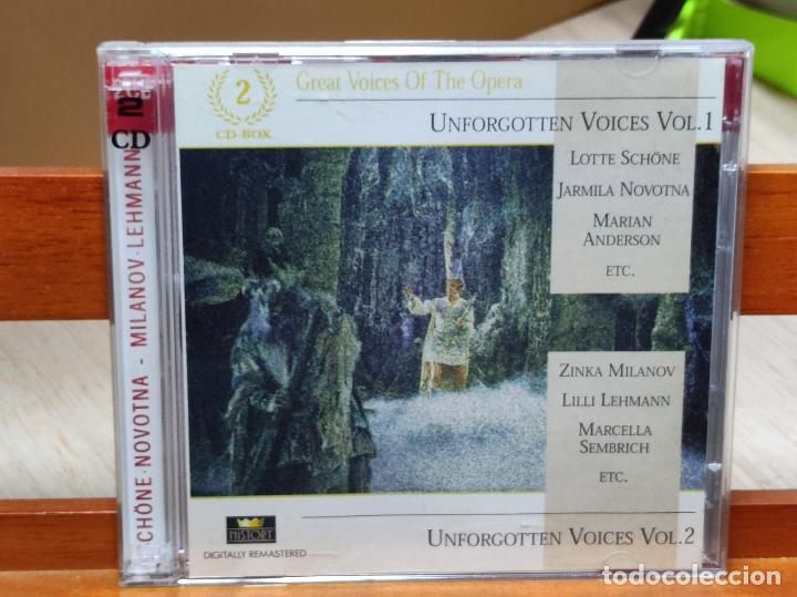 CDs de m&uacute;sica: GREAT VOICE OF THE OPERA - SCHONE - NOVOTNA - MILANOV - LEHMANN - 2 CDS (A46)