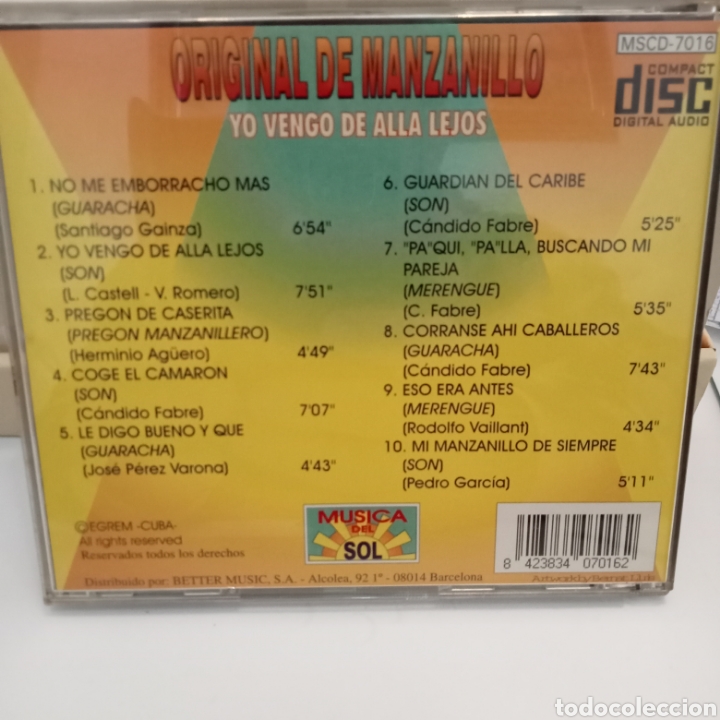 CDs de m&uacute;sica: LA ORIGINAL DE MANZANILLO - Foto 3