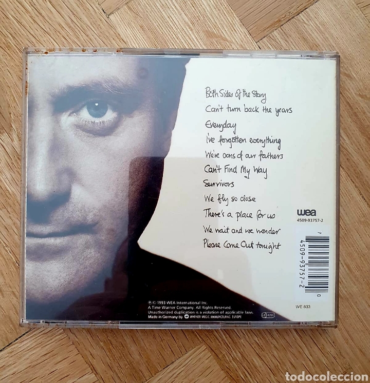 CDs de m&uacute;sica: CD PHIL COLLINS. BOTH SIDES. 1993.&nbsp;EN PERFECTO ESTADO. - Foto 2