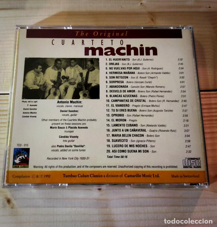CDs de m&uacute;sica: THE ORIGINAL CUARTETO MACHIN . - CD - Foto 2