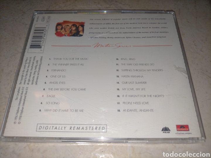 CDs de m&uacute;sica: ABBA-MASTER SERIES - Foto 2
