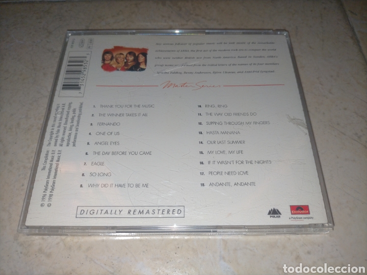 CDs de m&uacute;sica: ABBA-MASTER SERIES - Foto 3