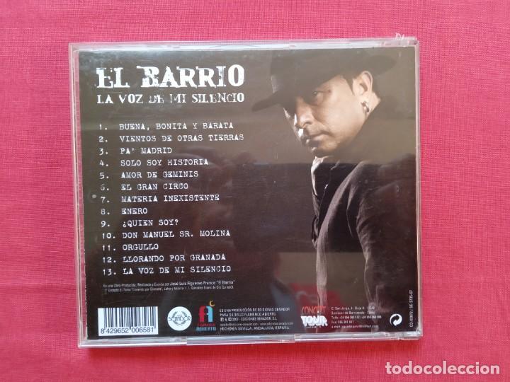 CDs de m&uacute;sica: EL BARRIO - LA VOZ DE MI SILENCIO - CD 2007 - Foto 2