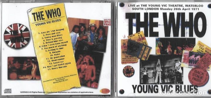 CDs de M&uacute;sica: WHO, THE: YOUNG VIC BLUES. GRABADO EN DIRECTO EN EL YOUNG VIC THEATRE DE LONDRES 26 DE ABRIL DE 1971