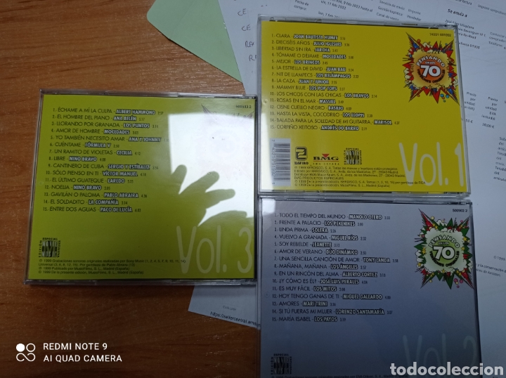 CDs de m&uacute;sica: Pensando en los 70 -3 cds - Foto 1