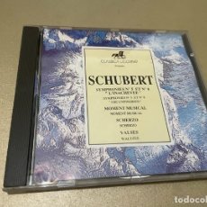 CDs de Música: CD FRANZ SCHUBERT SINFONIA 5 SINFONIA 8 VALSES MOMENTO MUSICAL SCHERZO CLASSICA LICORNE. Lote 316826958