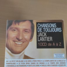 CDs de Música: JACK LANTIER BOX 10 CDS. Lote 316932293