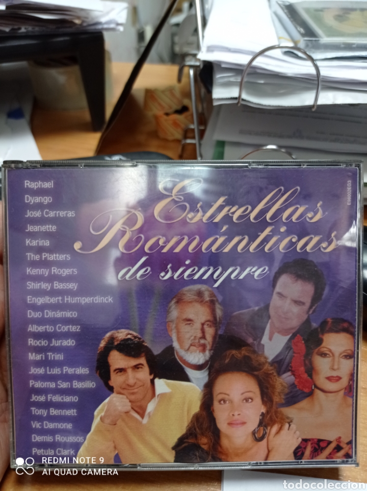CDs de m&uacute;sica: Estrellas rom&aacute;nticas de siempre - Foto 1