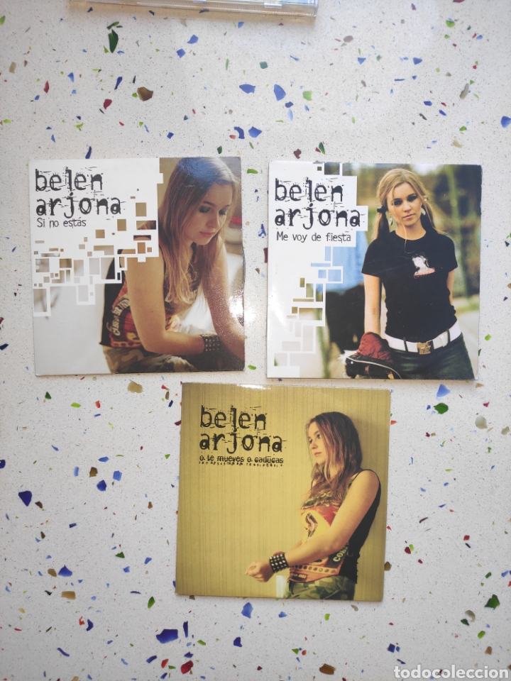 CDs de m&uacute;sica: Tres CD single de Bel&eacute;n Arjona - Foto 1