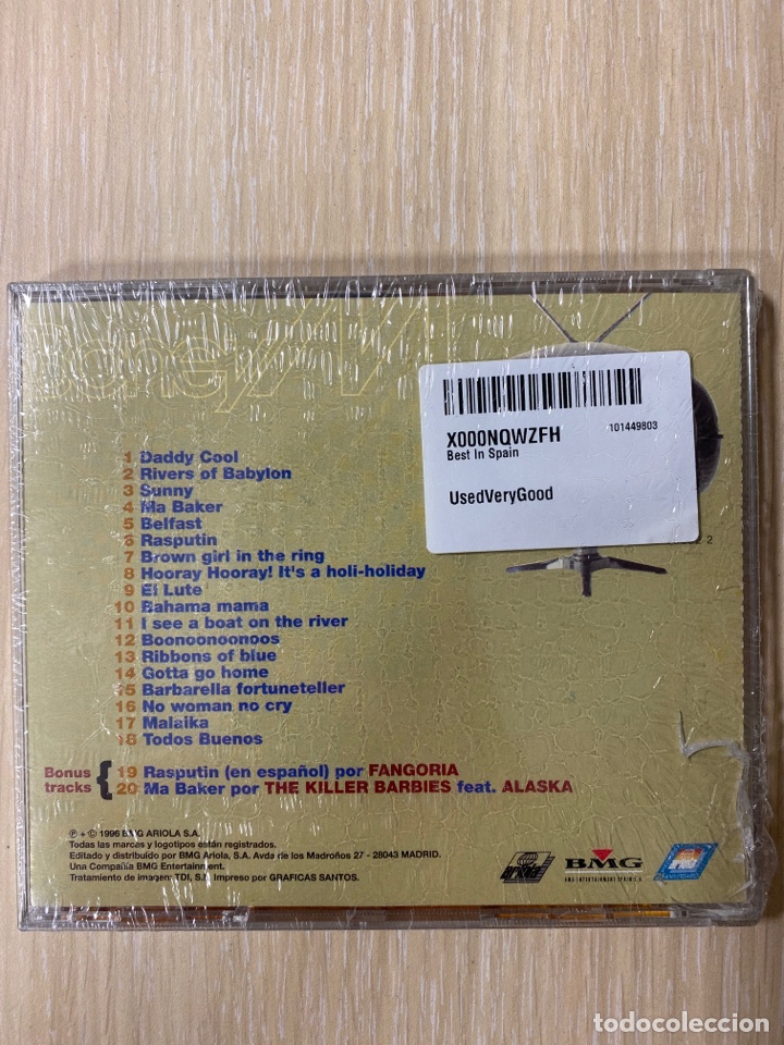 CDs de m&uacute;sica: CD - BONEY M - Best in Spain - Foto 2
