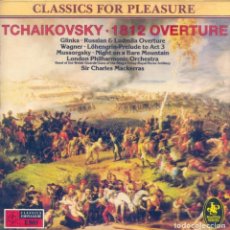 CDs de Música: TCHAIKOVSKY . 1812 . OVERTURE VER DESCRIPCION COMPLETA EN FOTOGRAFIAS, CD COMPLETAMENTE NUEVO
