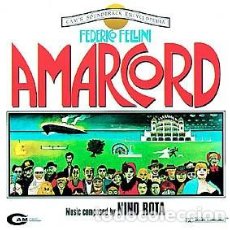 CDs de Música: NINO ROTA ‎- AMARCORD CD 1991 SOUNDTRACK ITALIA CAM PRODUCTION. Lote 317120683