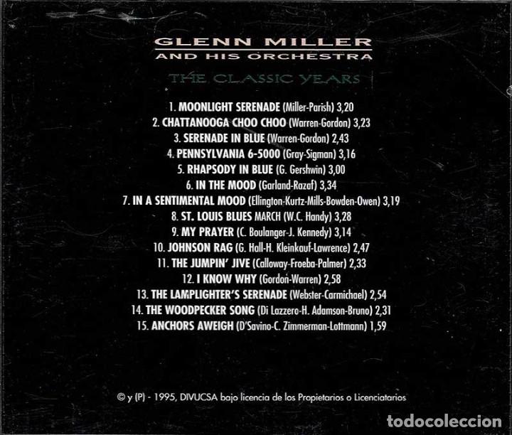CDs de m&uacute;sica: Glenn Miller - The Classic Years. CD - Foto 2