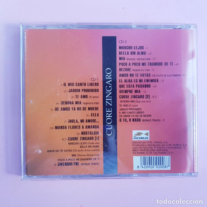 CDs de m&uacute;sica: CDs(2)-JUNCO-CUORE ZINGARO-HORUS-1998-. - Foto 3