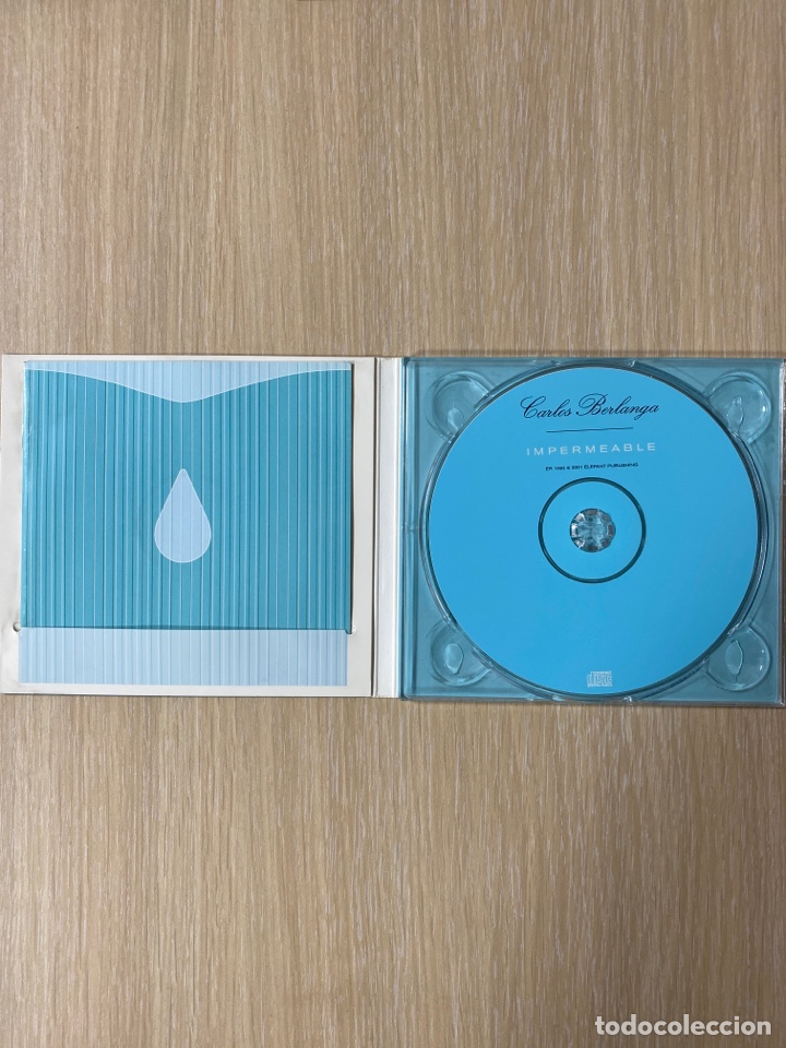 CDs de m&uacute;sica: CD - CARLOS BERLANGA - IMPERMEABLE - Foto 2