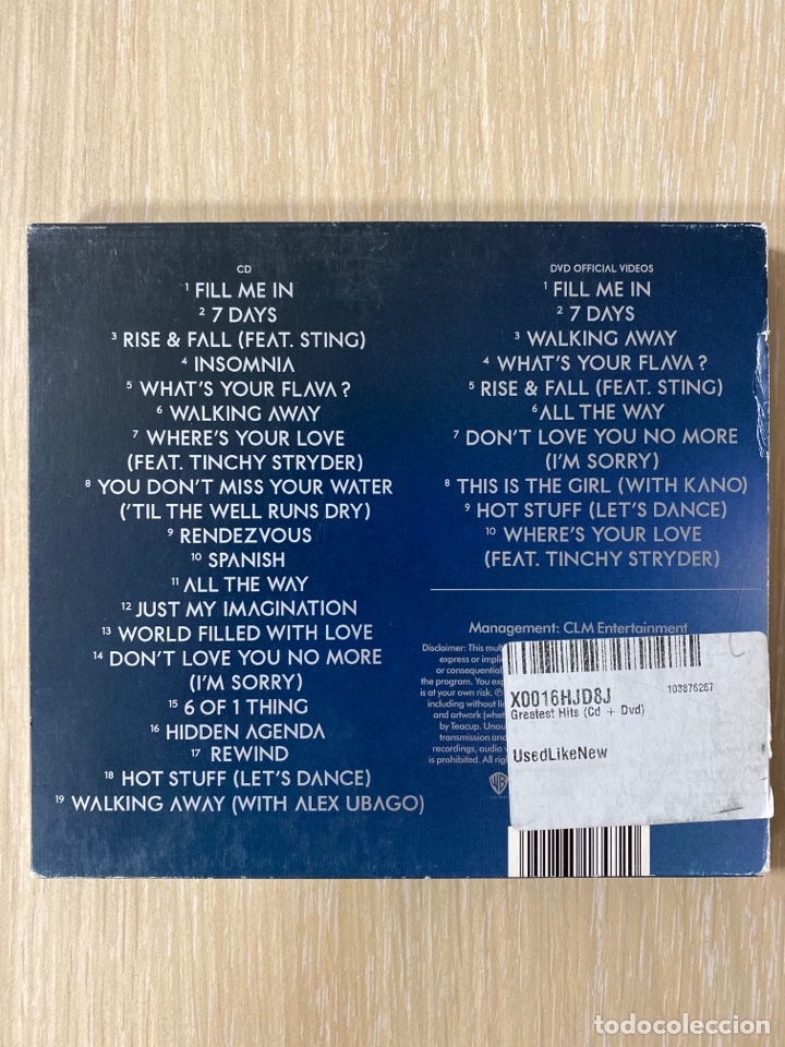 CDs de m&uacute;sica: CD - CRAIG DAVID - GREATEST HITS - Foto 2