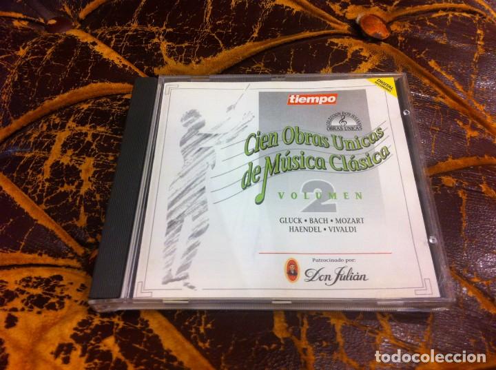 Music CDs: CD. TIEMPO. CIEN OBRAS &Uacute;NICAS DE M&Uacute;SICA CL&Aacute;SICA. VOLUMEN 2