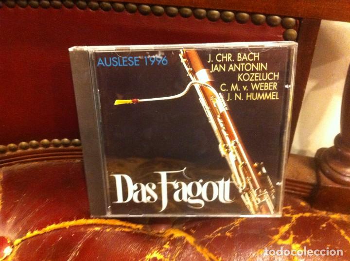 CDs de m&uacute;sica: CD. DAS FAGOTT. AUSLESE 1996 - Foto 1