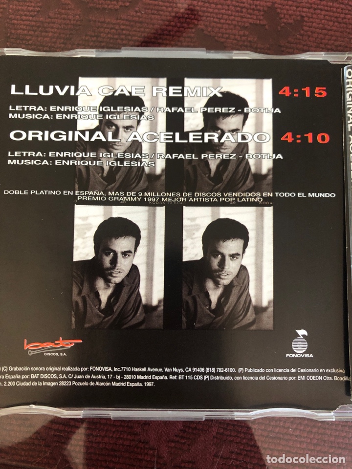 CDs de m&uacute;sica: Enrique iglesia - Foto 2