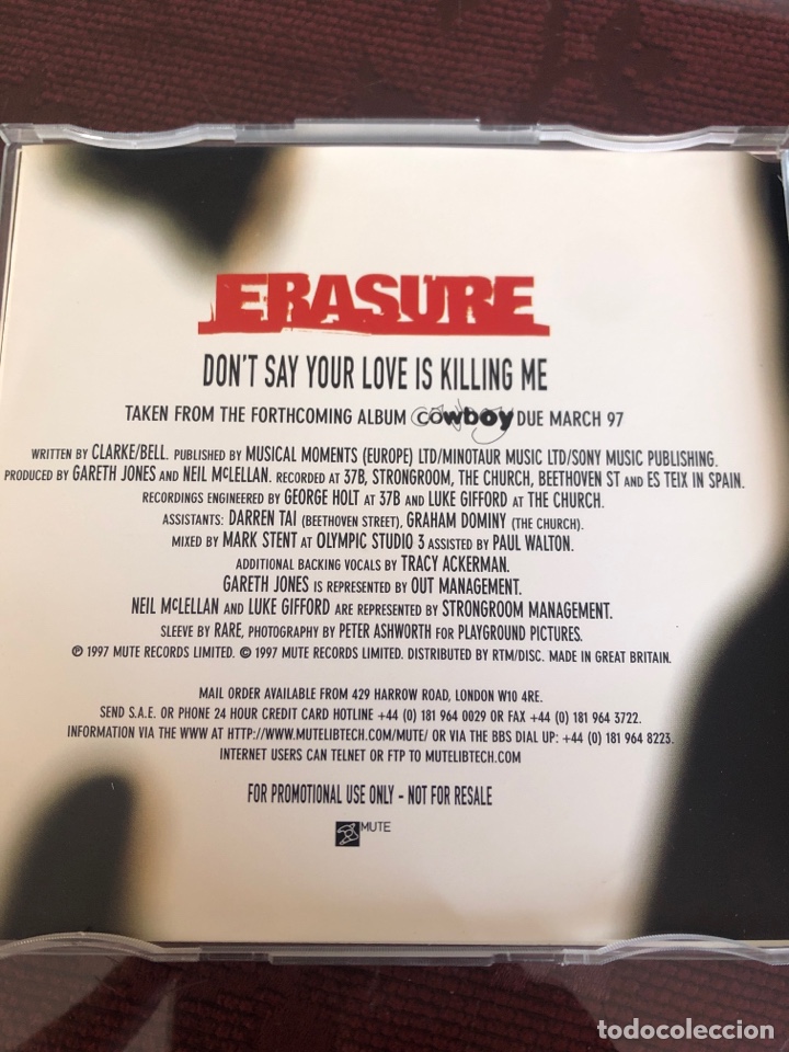 CDs de m&uacute;sica: Erasure - Foto 2