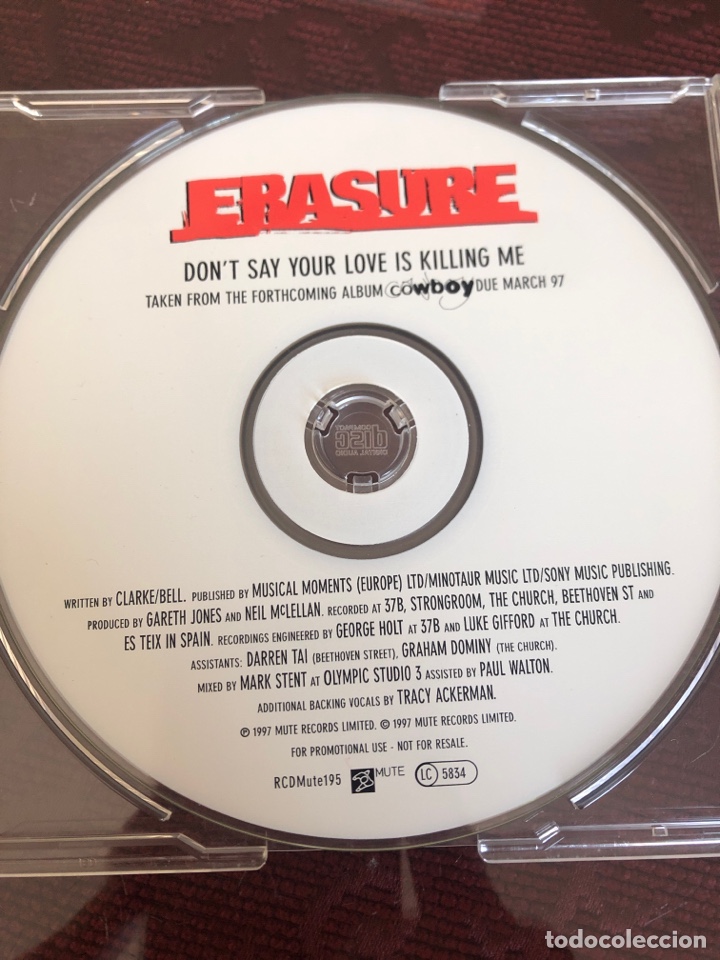 CDs de m&uacute;sica: Erasure - Foto 3
