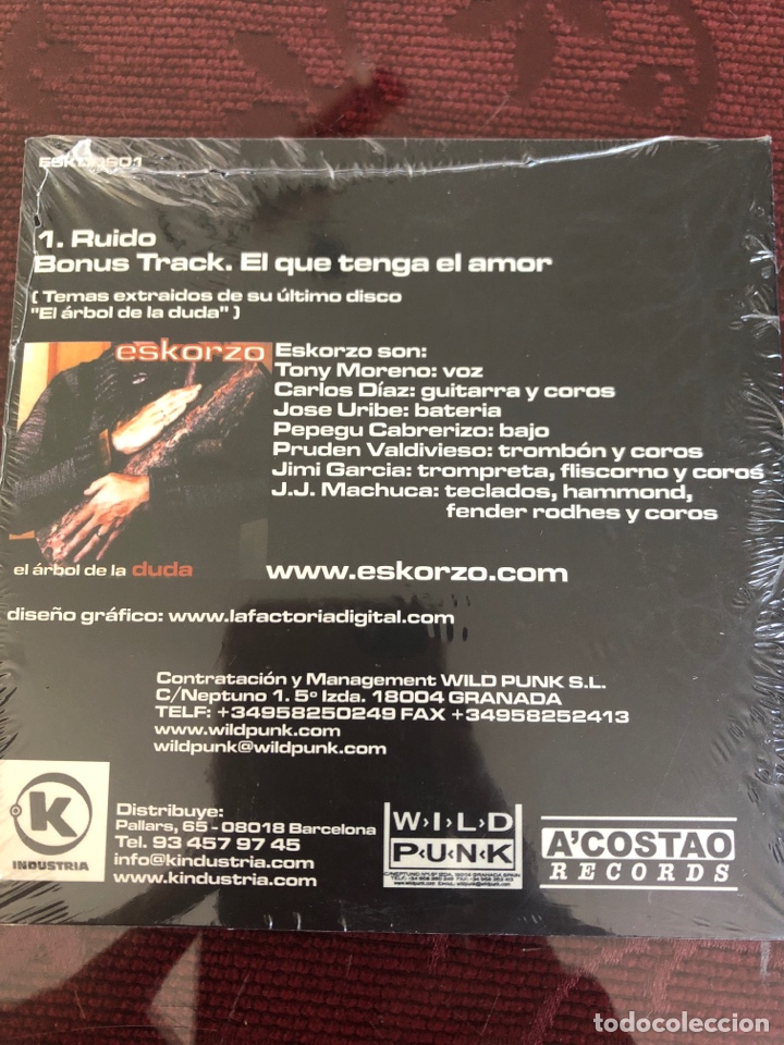 CDs de m&uacute;sica: Eskorzo - Foto 2