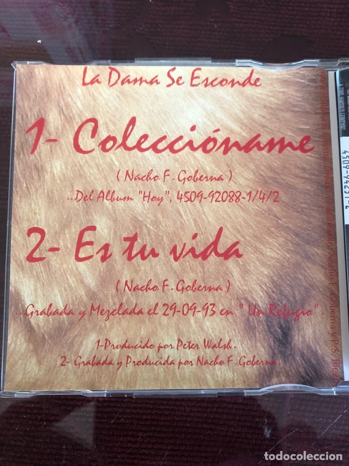 CDs de m&uacute;sica: La dama se esconde - Foto 2