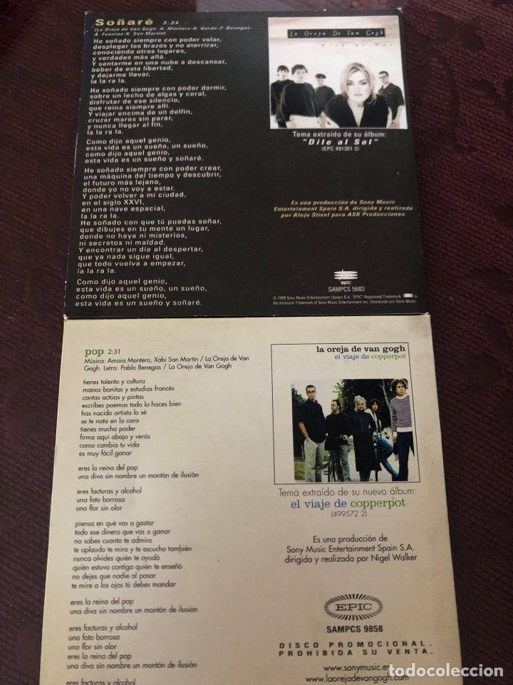 CDs de m&uacute;sica: La Oreja de Van Gogh - Foto 2
