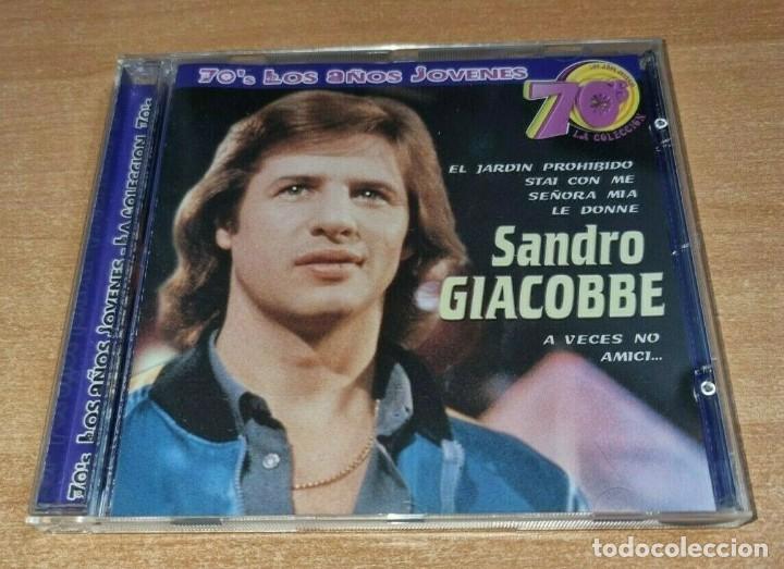 CDs de M&uacute;sica: SANDRO GIACOBBE 70's Los a&ntilde;os jovenes CANTADO EN ESPA&Ntilde;OL CD ALBUM DEL A&Ntilde;O 1992 ESPA&Ntilde;A 16 TEMAS