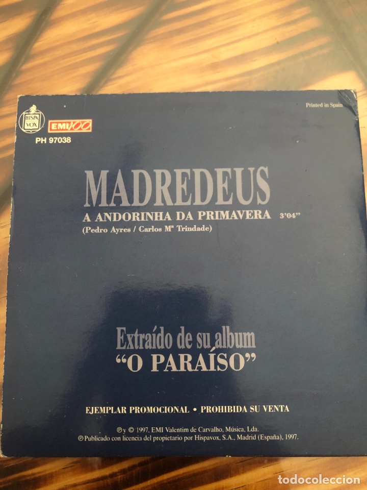 CDs de m&uacute;sica: Madredeus a andorunha da primavera - Foto 2