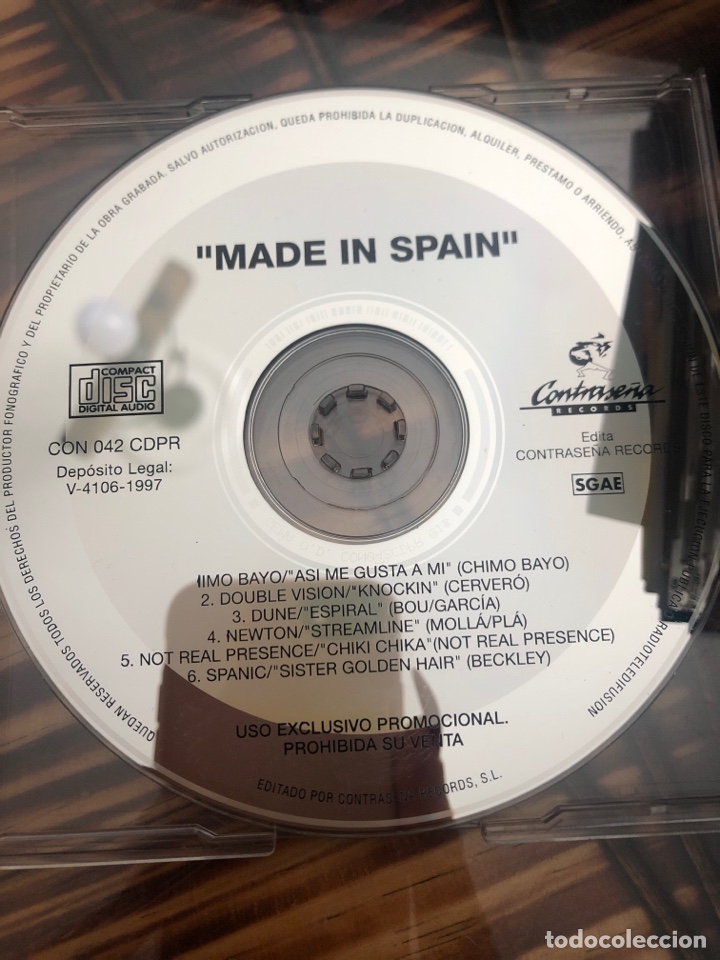 CDs de m&uacute;sica: Made In Spain - Foto 3