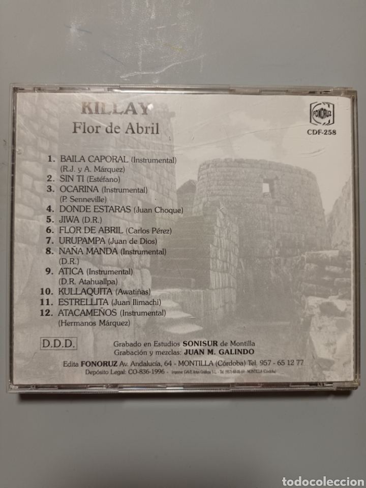 CDs de m&uacute;sica: Killay - Foto 3
