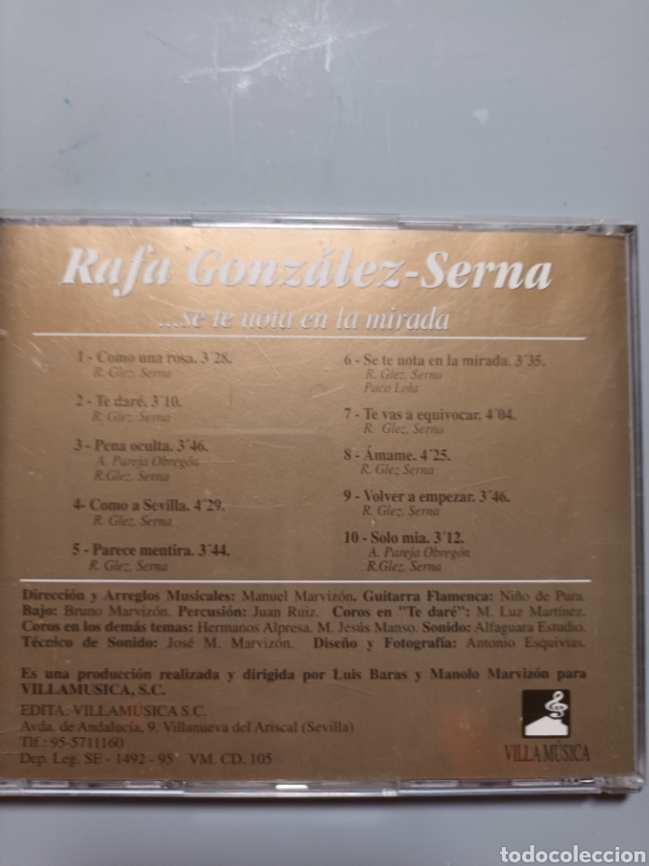CDs de m&uacute;sica: Rafa Gonz&aacute;lez - Foto 3