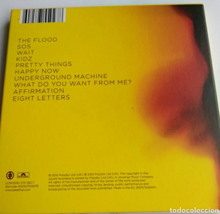 CDs de m&uacute;sica: *TAKE THAT, PROGRESS, EU, POLYDOR, 2010 - Foto 2