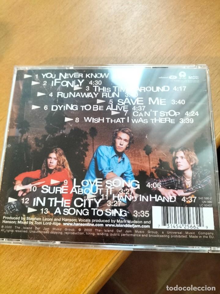 CDs de m&uacute;sica: RAR CD. HANSON. THIS TIME AROUND. STICKER - Foto 2
