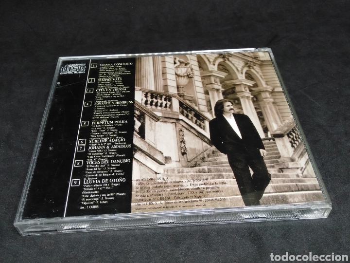 CDs de m&uacute;sica: LUIS COBOS - VIENA CONCERTO - CD - 1988 - DISCO COMPROBADO - Foto 2