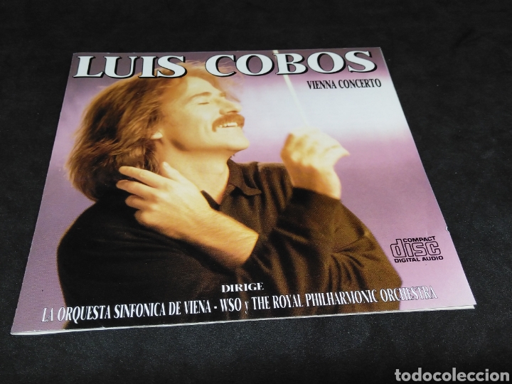 CDs de m&uacute;sica: LUIS COBOS - VIENA CONCERTO - CD - 1988 - DISCO COMPROBADO - Foto 3