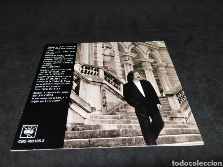 CDs de m&uacute;sica: LUIS COBOS - VIENA CONCERTO - CD - 1988 - DISCO COMPROBADO - Foto 4