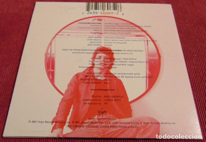 CDs de m&uacute;sica: Mick Jagger &ndash; Godgavemeeverything - CDSINGLE 2001 - Foto 2
